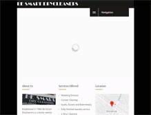 Tablet Screenshot of besmartdrycleaners.com